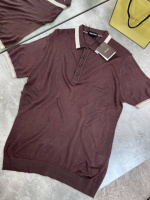 Трикотажне поло Tom Ford коричневого кольору  f699