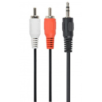 Кабель мультимедийный Jack 3.5mm папа/2RCA папа Cablexpert (CCA-458)