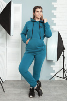 Теплий спортивний костюм «Whisper» оптом | Батал 54-56, Морська хвиля