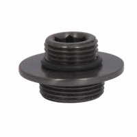 Гайка кріплення стійки Qtap (19,5х35х35) для душової системи Vlasta New Gunmetal Black PVD QTVLA1953535GMB49700