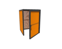 Пергола на 1 контейнер закрыта Kidigo