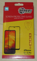 Защитное стекло Dengos для Apple iPhone 12/12 Pro Black (TGFG-SD-01)