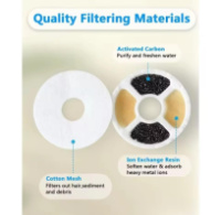 Комплект сменных фильтров для фонтана-поилка Pet Water FOUNTAIN 4 шт