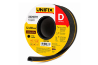 Ущільнювач гумовий Unifix D 12 x 10мм x 50м чорний (699708)