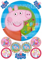 Вафельные картинки на тему: Свинка Пеппа