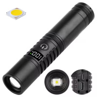 Ліхтар S2304-WHITE LASER LED PM10-TG, 1x18650/3xAAA, Power Bank, ЗУ Type-C, zoom