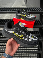 Кросівки Nike P6000 чорні з сірим та жовтим