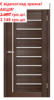 Двері міжкімнатні DOORS Smart C067 G Дуб бордо ПВХ скло сатин АКЦІЯ!