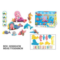 Тісто для ліплення F 018-211 (48/2) 12 кольорів, 8 форм, інструменти, в коробці