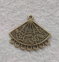 Коннектор/  25*28 мм / металл/ бронза