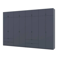 Шкаф для одежды Doros Лукас Графит 4+4 ДСП 360х50х240 DRS-011702 (42005145)