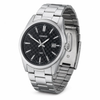 Чоловічий годинник Casio MTP-VD03D-1A Classic з мінеральним склом та сталевим браслетом