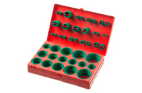 Комплект колец уплотнительных Intertool зеленые (419шт) (AT-5419)