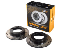 Диск тормозной передний ВАЗ 2121 перфорация Graphite Line, компл. 2 шт.