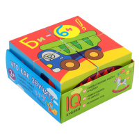 Умные кубики в поддончике. 4 штуки. Что как звучит?. IQ Кубики.