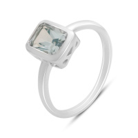 Серебряное кольцо CatalogSilver с натуральным топазом 1.842ct, вес изделия 2,59 гр (2171782) 18 размер