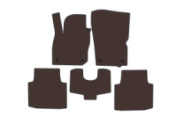 Резиновые коврики Carsuit (SW, Коричневые) для Volkswagen Passat B9 2023- гг