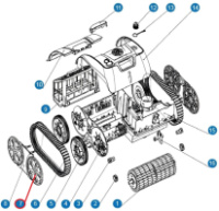 Ковпаки на колеса до пилососа Cyclone C1 Pro (S.WY3312Pro.25.005)