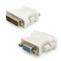 Переходник VGA(мама)/DVI-I 24+5 (папа) Grey Q50