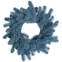 Искусственный рождественский венок Голубой Праздничный 60 см TD-VINBL