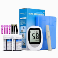 Апарат для вимірювання цукру 50 тестів від батареї Glucose Meter BY-100
