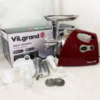Електром'ясорубка ViLgrand V203-BRMG. Колір: червоний