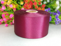 Атласная лента 4 см. Длина рулона 23 м. Цвет слива