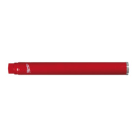 Коронка алмазна MILWAUKEE, 1 ¼˝ UNC WCHP, Ø52х525х450мм