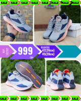 Reebok Серые с синим с оранжевым