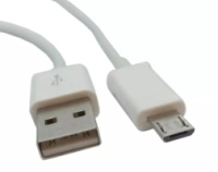 Micro USB-кабель з довгим з`єднувачем, білий - купити в SmartEra.ua