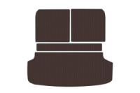 Резиновый коврик в багажник V2 (Коричневый) для KIA EV9