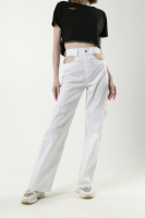 Брюки коттоновые «Twins» белые