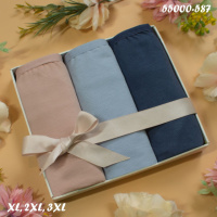 Трусики жіночі брифи Dominant Туреччина трійки  р..XL, 2XL    3 шт.