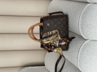 Сумка Louis Vuitton Braided Handle Montaigne Handbag Monogram mini коричневий