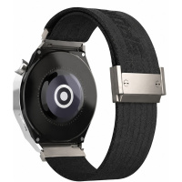DM Ремінець Nylon Metal Lock 22 mm Універсальний Black