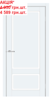 Двері міжкімнатні DOORS Smart С105 G Емаліт білий ПВХ скло сатин АКЦІЯ!