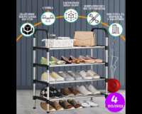 Полиця для взуття Shoe Rack NST4 металева на 4 яруси.8778