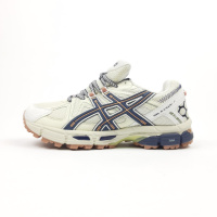 Asics Gel Kahana 8 бежеві з синім та померанчевим