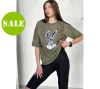 Жіночий спортивний костюм з велосипедками «Snap» оптом | Норма і батал| Розпродаж моделі