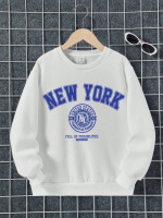 Білий чоловічий світшот оверсайз