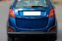 Задняя защита AK002 Черный (2 шт., нержавейка) для Chery Beat 2009-2015 гг