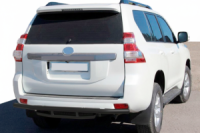 Задняя дуга AK002-2v1 Черная (Нержавейка) для Toyota Land Cruiser Prado 150 2009-2023 гг