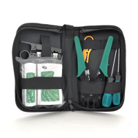 Набор монтажника 7 в 1 Merlion (B036), HT-315,  G501, тестер, отвертки, стрипер, сумка