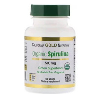 California Gold Nutrition Organic Spirulina 60 табл