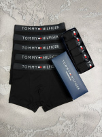 Чоловічий набір трусів 5 шт Tommy Hilfiger колір чорний