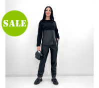 Повсякденний костюм з блискавками «Skylar» оптом | Норма і батал | Розпродаж моделі