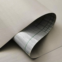 Самоклеющая экокожа в рулоне 1.37х1м х 0.5мм Светло-серый SW-00001373