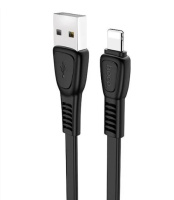 Кабель Hoco X40, Lightning-USB, Black, длина 1,2м, BOX