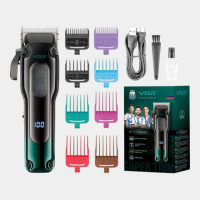 Триммер для бороды и тела, VGR V-013 PROFCOMPLEX триммер для стрижки волос. Цвет: зеленый