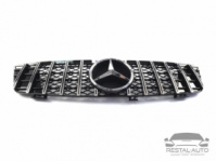 Тюнинг Решетка радиатора Mercedes ML-Class W164 2005-2008год ( GT Chrome Black )